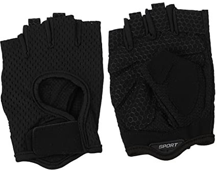 PACKOVE Outdoor Radhandschuhe Halbfinger Sporthandschuhe rutschfest Stoßdämpfend Atmungsaktiv Für Fitness Reiten Bergsteigenm