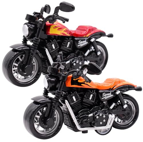 VEghee Moto modèle Jouet, Jouet en Alliage de Voiture Haute modèle avec Cadeau pour Les Enfants Cadeau pour Les Enfants - 2pcs