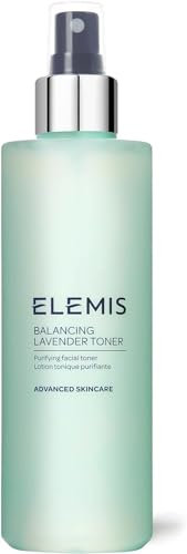 Elemis superfood balanserar lavendeltoner, renare ansiktsfärgtoner, alkoholfria, renheter, soothes och balanser, pH balanserande toner, fuktabsorption, skincare essentials, 200 ml