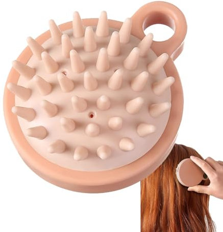 Spazzola Per Massaggiatore Per Shampoo - Scubber Portatile Per La Testa, Spazzola Per Massaggiatore Per Capelli | Spazzola Per Cuoio Capelluto Per Lavaggio A Secco E Umido Con Setole In Silicone, Spaz