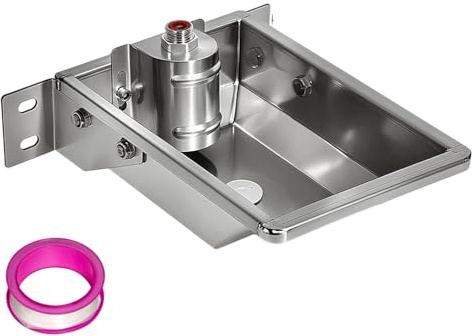 JDNH Automatic Horse Waterer Livestock Water Bowl Stainless Steel Switching Large Capacity for Cattle Cow Donkey Cattle Water Dispenser