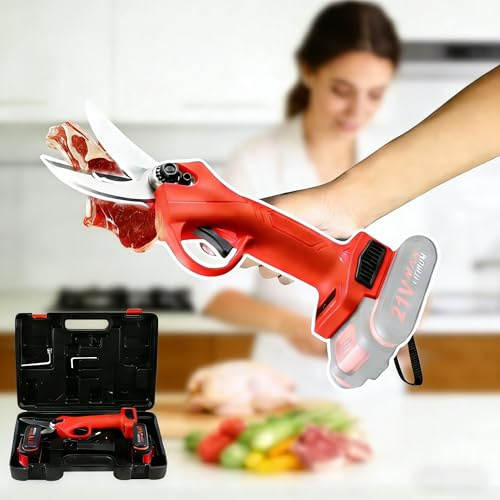 Tijeras eléctricas para huesos Tijeras multifunción para aves Tijeras de cocina recargables Para pollo carne pescado mariscos