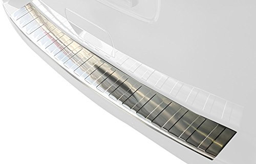 Avisa Edelstahl Heckstoßstangenschutz kompatibel mit Citroën Spacetourer / Peugeot Traveller / Peugeot Expert/ Toyota Proace Verso 2016- / Opel Vivaro 2019- 'Ribs' (für lackierte Stoßstangen)