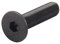 Xiedeai Hex Bolts High Tensile Socket Cap Countersunk Screws Flat Head Socket Bolt Black, M6×10mm,100pcs