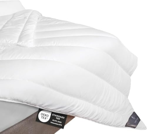 FAM Home Relleno Nordico 135x200 cm Microfibra, Cama 80/90 I Edredon Nordico Cama Hipoalergénico Lavable para el Verano Blanco
