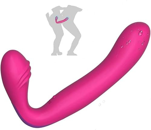 CCTS DoPpiA TeStA ViBrÁtoRi DonNa penE DoPpIo CopPiA LeŠbiCa a DistaNza, Wîréless dÍdo DoppIa peNeTrÅziOne per DoNna VibRaŅte per CliDorIdë SiLenzioso A/rosa/22