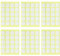 ALLY-MAGIC 120pcs Candle Wick Stickers with Little Tail, Heat Resistant, Double-Sided, Suitable for DIY Candle Making
