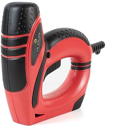 The Secret Home - Grapadora Electrica de 450 W - Velocidad Nominal de 30 Grapas/Min - 400 Grapas Incluidas - Ideal para Principiantes y Aficionados al Bricolaje