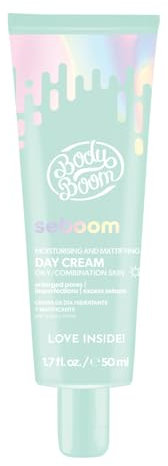 Bielenda Body Boom Seboom Crema da giorno idratante e opacizzante per il viso, 50 ml