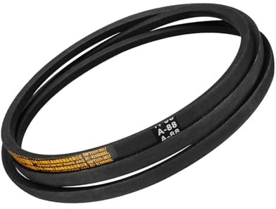 Kozelo A88 V-Belts - [88 Pitch Length x 8mm Thickness x 13mm Width] A-Section Industrial Drive Belt for Power Transmission Use, Rubber, Black, 40 Degree
