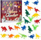 Douthfolle Adventskalender 2024 Dinosaurier,Advent Calendar Dinosaurier Spielzeug für Kinder Jungen ab 3 4 5 6 7 8 Jahre,24 Tage Countdown Kalender,Ideale Weihnachtsgeschenke für Jungen Kleinkinder