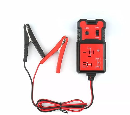 GEARLEADER 12V Automotive Electronic Relay Tester Car Relay Tester Universal LED Indicator Light Car Battery Checker 4PIN 5PIN Fast Testing