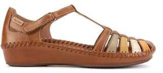 Chaussure semi-ouverts en Cuir P. VALLARTA pour Femme Color BRANDY