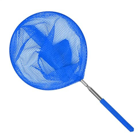 Retino telescopico per piscina, rete da pesca telescopica per piscina, rete a granchio in acciaio inox, piccola rete per piscina, ricambio per attrezzatura per la pulizia della piscina standard