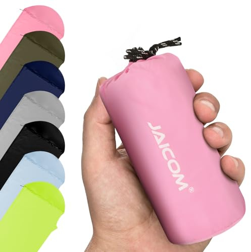 JAICOM Sacco a Pelo, Sacco Lenzuolo da Viaggio Ultraleggero, 100% Nylon di Alta qualità, Morbido e Confortevole (150g), Ideale per Backpackers, Campeggio, Ostelli, Hotel e Viaggi Estivi