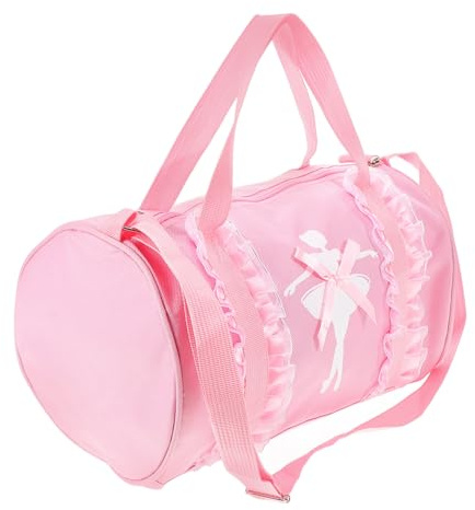 VERDANVERSE Paquet Bandoulière de Danse Facile à Porter et Sûr pour Fille Portable en Tissu Oxford Rose Capacité Adaptée pour Ballet et Danse