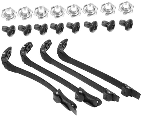 BCOATH Adjustable Skate Buckle Strap for Roller Skates Stable Fix Replacement Belt with Screws Easy Install Inline Skating Accessories for Men and Women