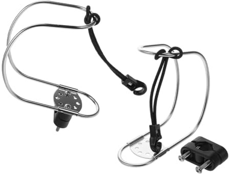 TOYZFRIENDY 2 Piezas Soporte Anillo Salvavidas Acero Inoxidable Marino Resistente Rápido Acceso para Yates Barcos