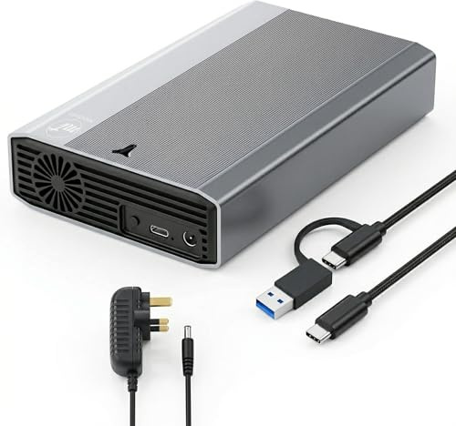 ModusTech 6TB Desktop External Hard Drive (NOT-PORTABLE) — Vault Pro USB-C 3.1 (5Gbps) High-Speed HDD for PC, Mac, Laptop & Console, Backup Storage, 2-Year Warranty