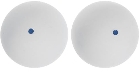 Mikikit Palle da Allenamento per Squash in Gomma Elastica Set da 2 Palline a Punto Singolo Palla Rimbalzante per Interni ed Esterni Attrezzatura per Allenamento della Reazione e