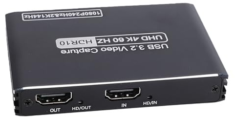 Sxhlseller Video Capture Card, 4K 60Hz HD Multimedia Interface Card med HDR VRR Loop Out, USB 3.2 Gaming Live Streaming för PCWindowsMac OBS Vmix