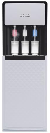Distributore d'acqua da 500W, distributore d'acqua da tavolo, distributore di acqua calda elettrico con protezione termica, funzione duale per acqua calda/fredda, riempibile dal basso, adatto per casa