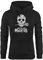 Neverless Hoodie Damen Sugar Skull Dia De Los Muertos Totenkopf mit Blumen Kapuzen-Pullover Frauen schwarz L
