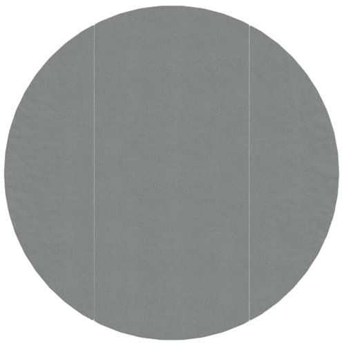 vidaXL Pool Bodentuch, Pool Bodenmatte Bodenplane, Poolunterlage Bodenschutz, Unterlegmatte für Pool Schwimmbecken, Hellgrau Polyester Geotextil