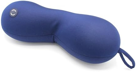 Fishtec - Cale Nuque Massant 3 Niveaux d'Intensité Massages par Vibrations Détend Les Muscles, Améliore la Circulation Sanguine Tissu Ultra Doux Fonctionne à Pile
