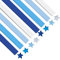 Aruicheng Papierstreifen 1350 Stück Origami Sterne Papier Origami Papier Sterne Farbverlauf Origami Papier Sterne Star Paper Strips für DIY, Dekoration, Geschenk
