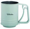 Webake Mehlsieb Edelstahl Einhand Puderzucker Sieb Küchensieb Flour Sifter Einhandsieb für Mehl und Zucker, Grün