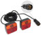OPP ULITE Trailer Rear Tail Brake Light Kit 12V Board Towing Lights with 7.5M Cable 7 Pin Trailer Plug, Waterproof Rear Indicator Light License Plate Lamp for Trailer Car Truck Caravan Van (TP02D)