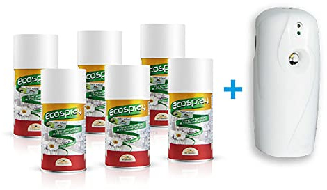6 ECO SPRAY 250ml + 1 erogatore automatico, insetticida per mosche e zanzare a base di estratto di Piretro (2)