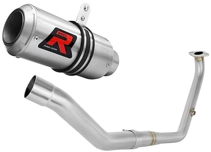 DOMINATOR Impianto di scarico Collettori Marmitta Silenziatore GP compatibile con MT 125 2021-2022