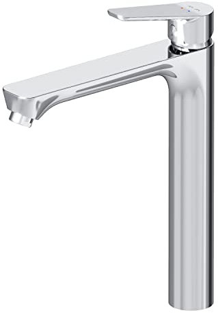 AM.PM Hit Waschtischarmatur mit Einhebelmischer, SoftMotion Keramikkartusche 30mm, Neoperl Aerator, kratzfest, leicht zu reinigen, Chrom, Auslaufhöhen 193mm, 5 Jahre Garantie (FTA92000)
