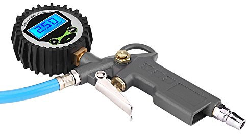 Digitaler Reifenfüller-Manometer-Tester für PKW-Fahrzeuge. Präzises und Leicht Ablesbares Reifendruckmessgerät Zum Nieten