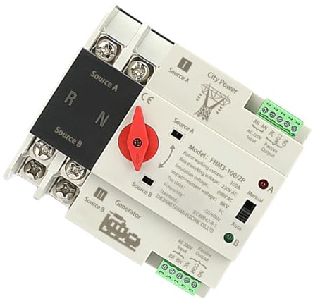 2P 100A Doppio Potere Automatico Trasferimento Interruttori Elettrici Interruttori Generatore Cambiamento Interruttori Enduring