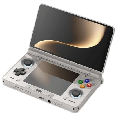 Ayn Thor Max Console de Jeu Portable à Double écran | Snapdragon 8 Gen 2 | Écran Principal AMOLED 6 Pouces 120 Hz | 16 Go de RAM, 1 to de Stockage | Wi-FI 7 | Android 13 Console rétro