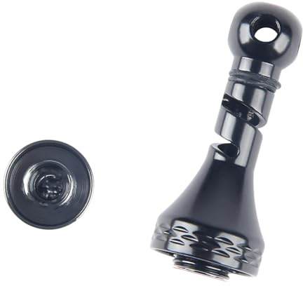 HOOLRZI Barra de equilibrio de rueda de pesca montada con tornillo de inserción, estabilizador de carrete anticolisión, accesorio profesional