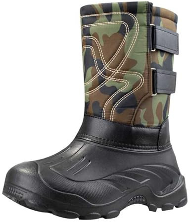 Generico stivaletti uomo invernali Stivali Uomo Invernali Classic Da Escursionismo Comodi Ed Eleganti Scarpe Caldo Chukka Boots Biker Neve Stivali Impermeabili scarponcini montagna