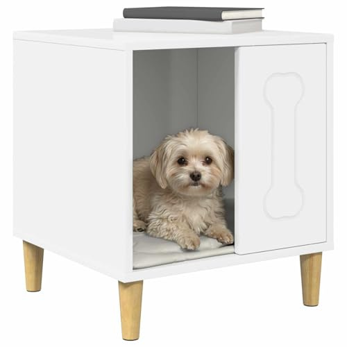 vidaXL Casa para Perros Brillante 44 x 42 x 49 cm Madera de ingeniería