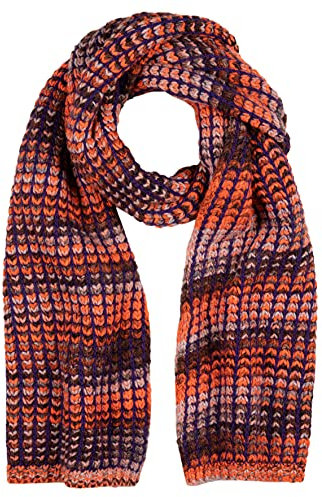 Timezone Unisex Hank Dye Scarf Schal, Lilac orange Multicolor, One Size