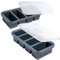 Souper Cubes Lot de 2 moules de congélation en silicone pour 1 tasse – Récipient de préparation des repas facile et solution de rangement de cuisine – Plateaux de congélation en silicone avec