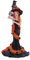 Nemesis Now Zimt-Zucker- und Gewürzfigur, 23,5 cm, Kunstharz, Schwarz/Orange, Zimt-inspirierte rothaarige Hexenfigur, Lange rothaarige Hexenfigur, gegossen aus feinstem Harz, fachmännisch handbemalt