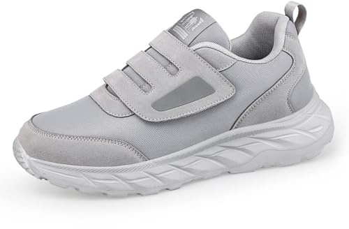 ZVJV Zapatillas Ortopédica para Ensanchar Ajustable Cómoda Artritis Edema Zapatos Pies Anchos Pie Diabetico Zapatos Casuales Sin Cordones Zapatillas Ortopedicas Hombre Mujer