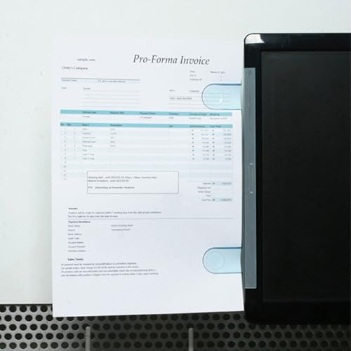 Monitor Memo Holder - Soporte para documentos - Clip de escritorio - Clip para monitor Sticky NotesDeskt and Memos, suministros de oficina escolar A4 - Papel, Memo - Espacio para documentos, nombre y