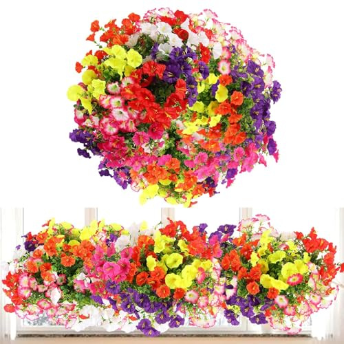 msymsyu Fiori Artificiali 7 Pezzi Fiori Finti Girasole Pianta Artificiale 36cm con 7 Colori Diversi per Decorazione Interna Esterna Vasi Tavolo Casa Festa (Fiori Finti Girasole)