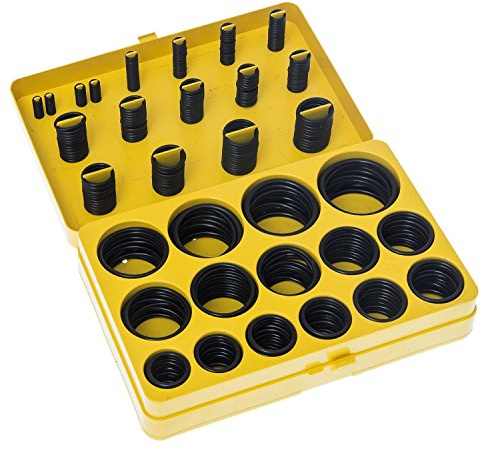 DollaTek 382PCS Verschiedene NBR O-Ring Set 30 Größen Nitril Gummi O-Ringe - Gelb, Für Profi Sanitär, Luft, Gas, Automotive, Klempner, Reparaturen