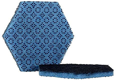 Scotch-Brite 09634 Low Scratch Scour Pad 2000Hex, Blue (Pack of 15)