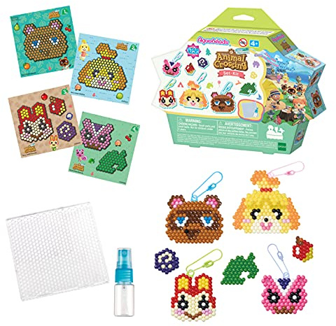 Aquabeads - Le kit Animal Crossing - New Horizons - Kit de Loisirs créatifs - Activité Manuelle Enfants en Toute autonomie - Coffret de Perles à Eau - Jouet Enfant 4 Ans et + - 31832